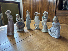 6 Lladro & NAO Figures