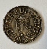 Aethelred II Silver Long Cross Penny.