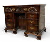 Antique Mahogany Rhode Island Desk, In The Style Of John Townsend.