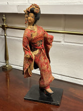 Antique Geisha Doll In Traditional Clothes