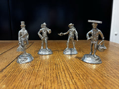4 Dickensian Characters:- Chimney Sweep, Lamp Lighter, Rat Catcher, Muffin Man