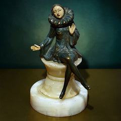 Art Deco Figurine Of Pierrot
