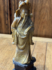 3 Antique Chinese Soapstone Figures
