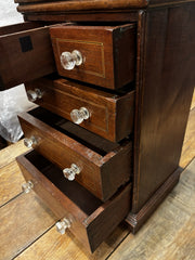 Antique Inlaid Table Top Jewellery/ Trinket Or Collectors Drawers.