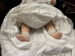 Armand Marseille bisque headed doll 351 with composition body and impressed...