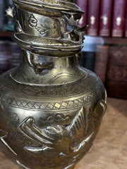 Antique Chinese Vase Decorated With A Dragon