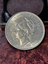 1938 NETHERLANDS Kingdom QUEEN WILHELMINA Silver 2 1/2 G