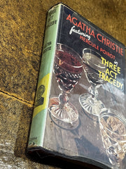 Agatha Christie. Featuring Hercule Poirot In Three Act Tragedy. 1955 Hardback