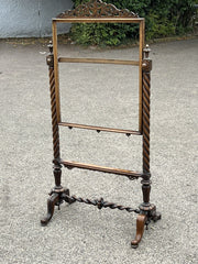 Antique Mahogany Embroidery/ Tapestry Stand