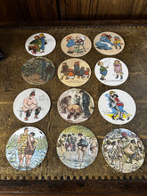 12 Vintage German Beer Coaster: HEINRICH ZILLE Cartoonist