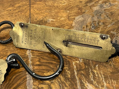 Antique Brass Salter Pocket Balance Scales