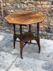 Aesthetic Movement Inlaid Rosewood Occasional Table.