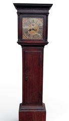 8 Day Longcase Clock, Stevenson Of Stafford. Brass Face.
