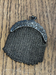 Antique Silver Coin Purse