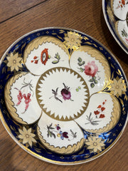 2 Rare Machin Highly Decorated Gilt Painted Plates