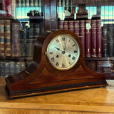 Art Deco Mahogany Chiming Mantle Clock.