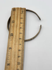 Antique Chinese Brass Flying Dragon Bangle