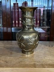 Antique Chinese Vase Decorated With A Dragon