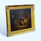 19th C Gilt Framed Rendition of “The Blind Fiddler” Original by Sir David Wilkie