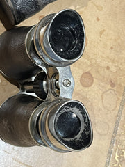 Antique Binoculars, In Original Leather Case, Superb Quality