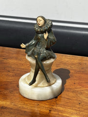 Art Deco Figurine Of Pierrot