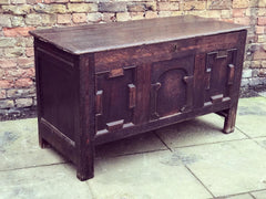 18th Century English Coffer/ Trunk / Ottoman