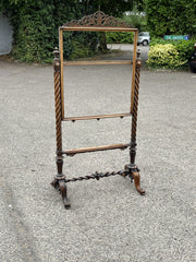 Antique Mahogany Embroidery/ Tapestry Stand