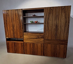Archie Shine Rosewood Cocktail Cabinet, Display Cabinet, Shelves & Cupboards.