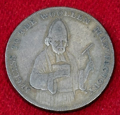 1792 Exeter Halfpenny Issued By Samuel Kingdon