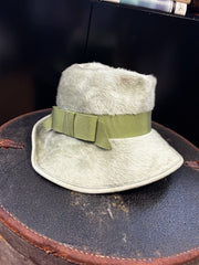 Art Deco Collection Of Hats And Millinery Hat Stand, & With Old Hat Box