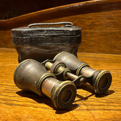 Antique Opera Binoculars Original Leather Lined Case