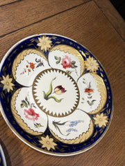 2 Rare Machin Highly Decorated Gilt Painted Plates
