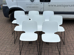 8 Pedrali - Babila Stacking Indoor / Outdoor Dining Chairs.
