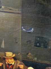 19th C Gilt Framed Rendition of “The Blind Fiddler” Original by Sir David Wilkie