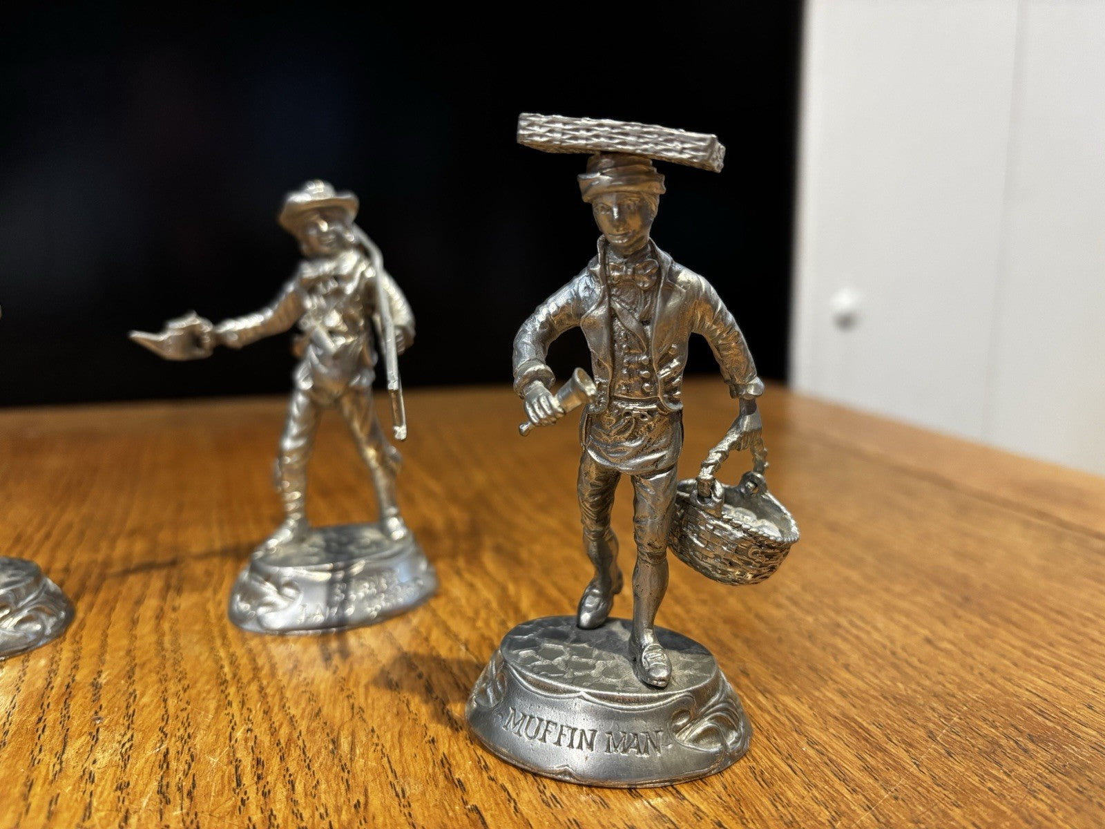 4 Dickensian Characters:- Chimney Sweep, Lamp Lighter, Rat Catcher, Muffin Man