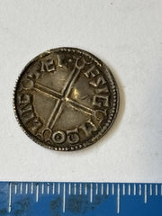 Aethelred II Silver Long Cross Penny.