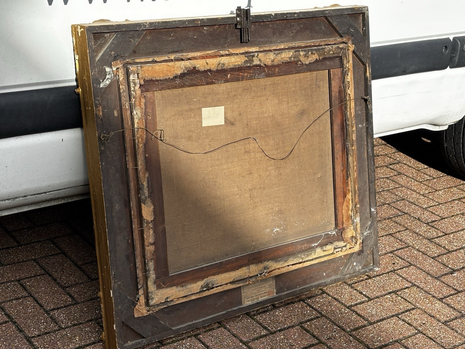 19th C Gilt Framed Rendition of “The Blind Fiddler” Original by Sir David Wilkie