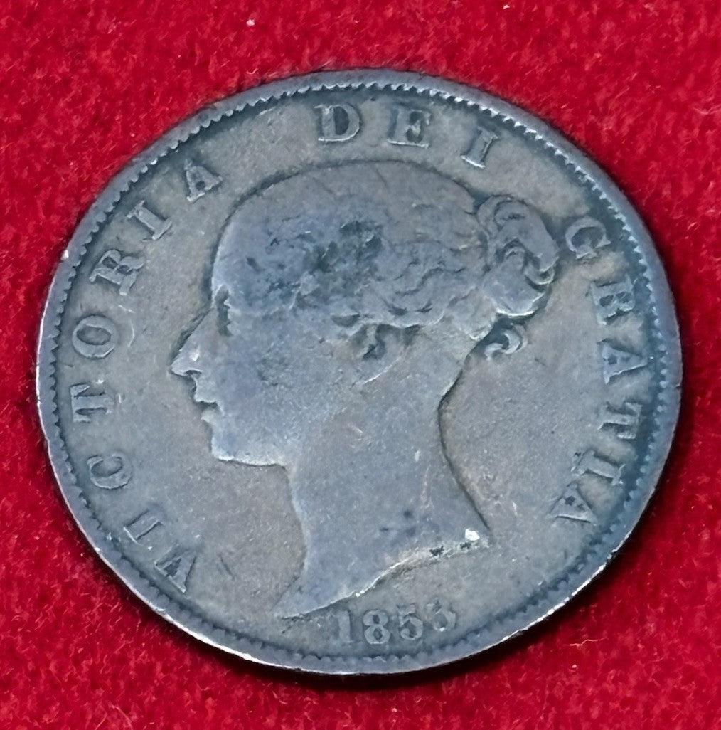 1853 Copper  Coin – Victoria Young Head