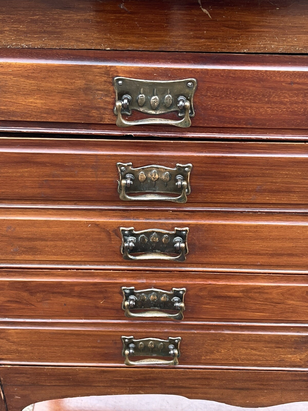 Arts & Crafts Filing Cabinet. Collectors Cabinet. With Drawers & Cupboard.