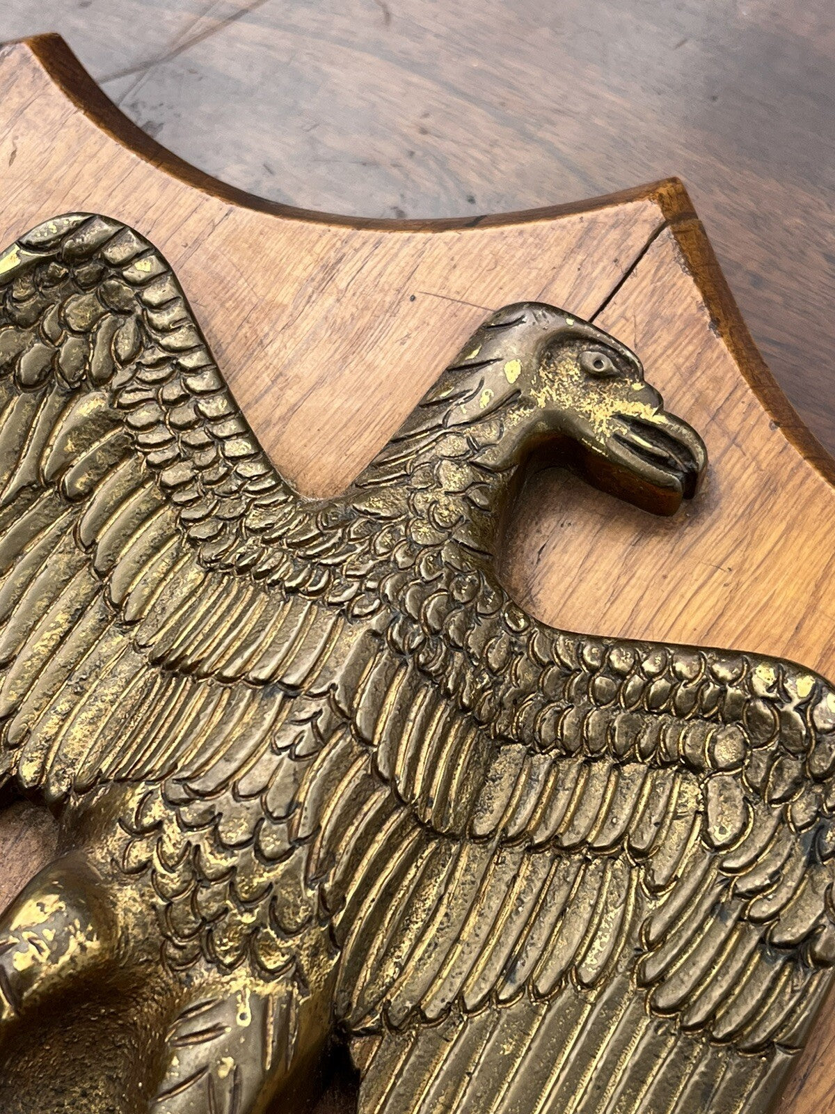Antique & Very Rare Essex Regiment Brass Mess Plaque
