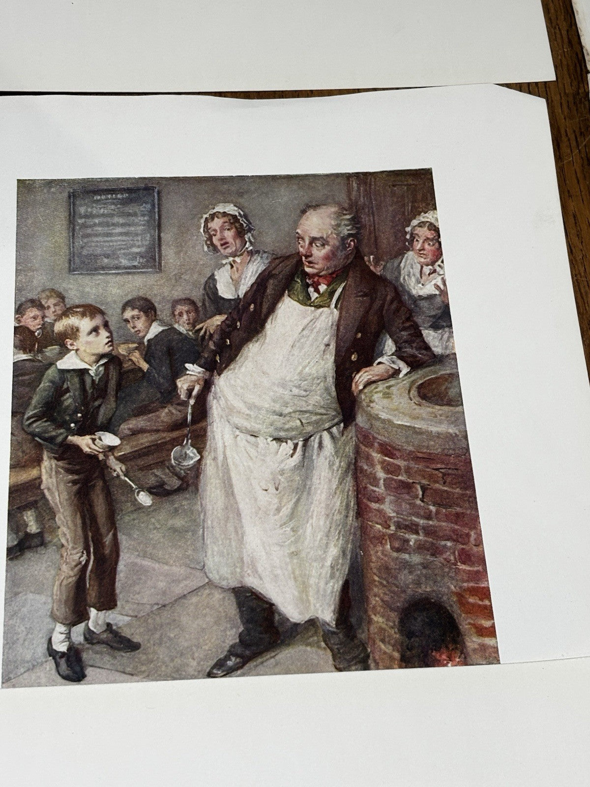 16 Antique Coloured Prints Of Charles Dickens Characters
