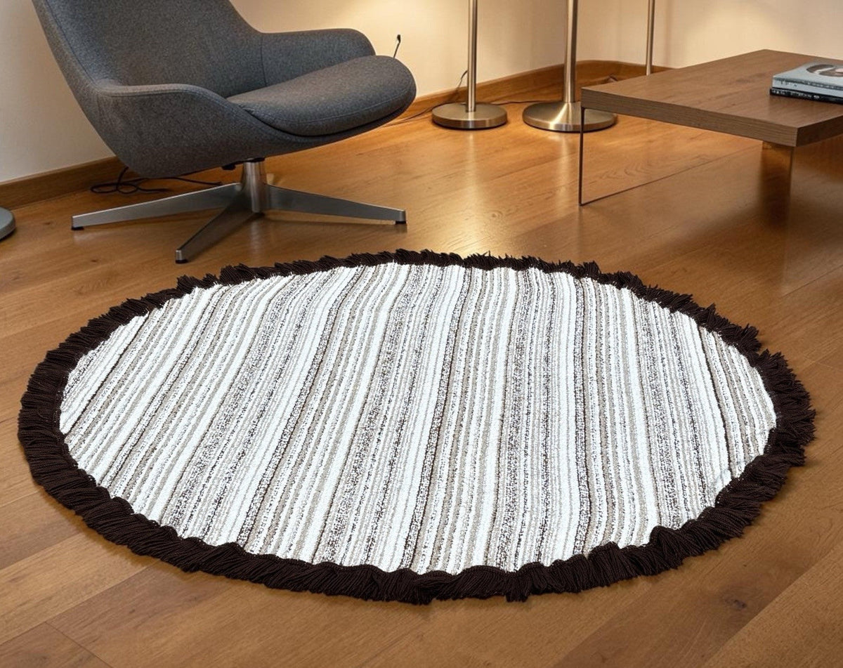 1970's Original Circular Rug