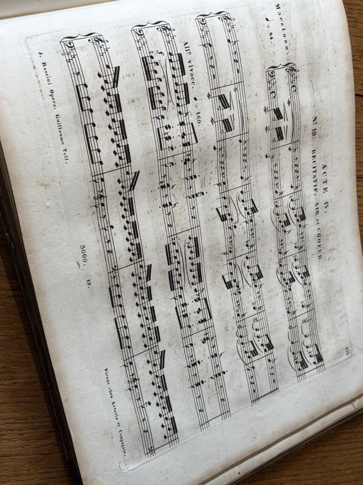 Antique Piano Music Hardback, The Unknown, La Straniera, by Vincenzo Bellini