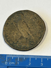 Ancient Ptolemy Coin, Eagle & Zeus