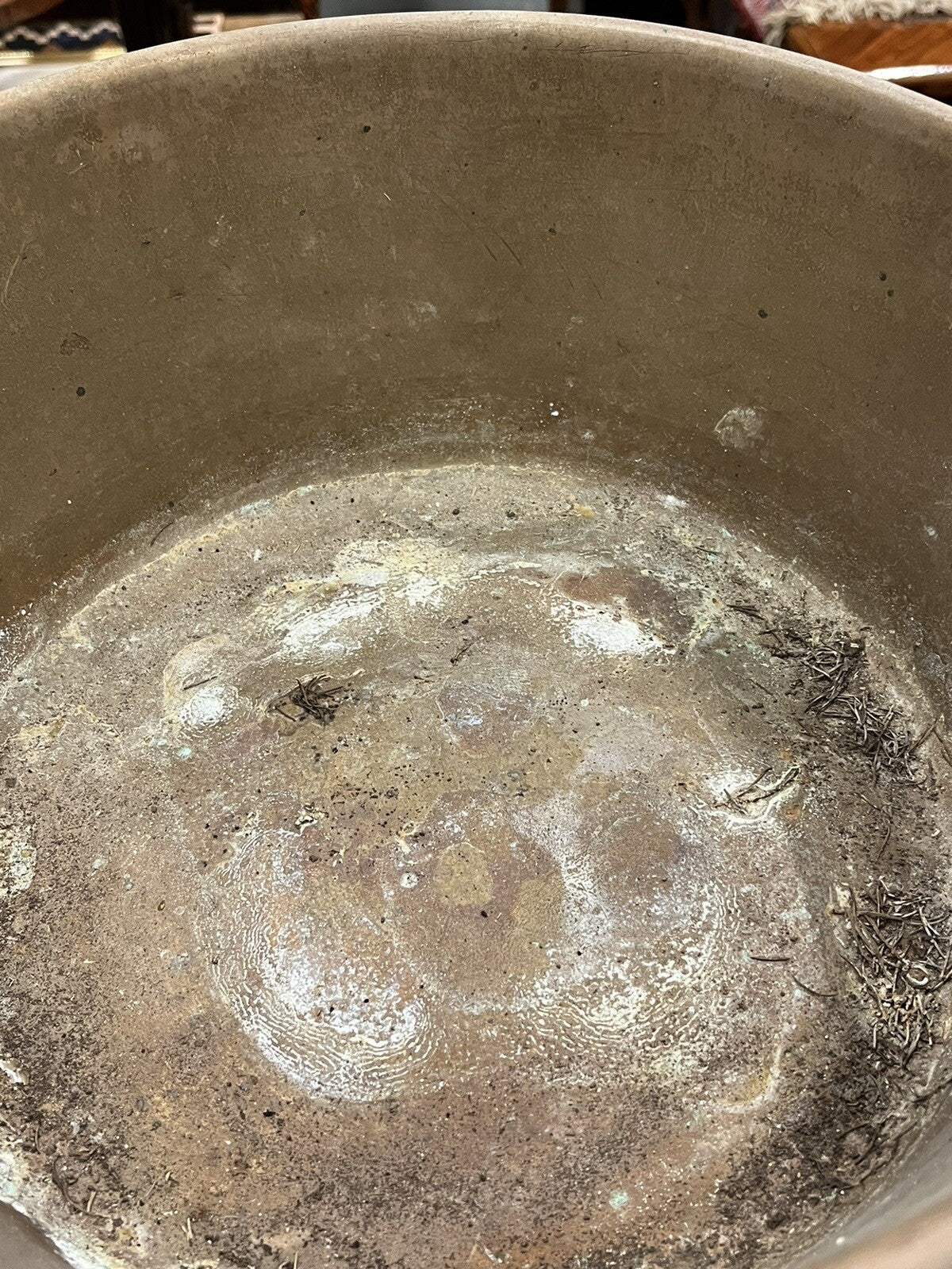 Antique Brass Jam Pan / Bucket