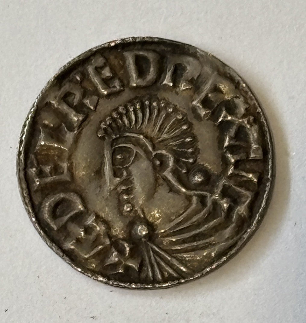 Aethelred II Silver Long Cross Penny.