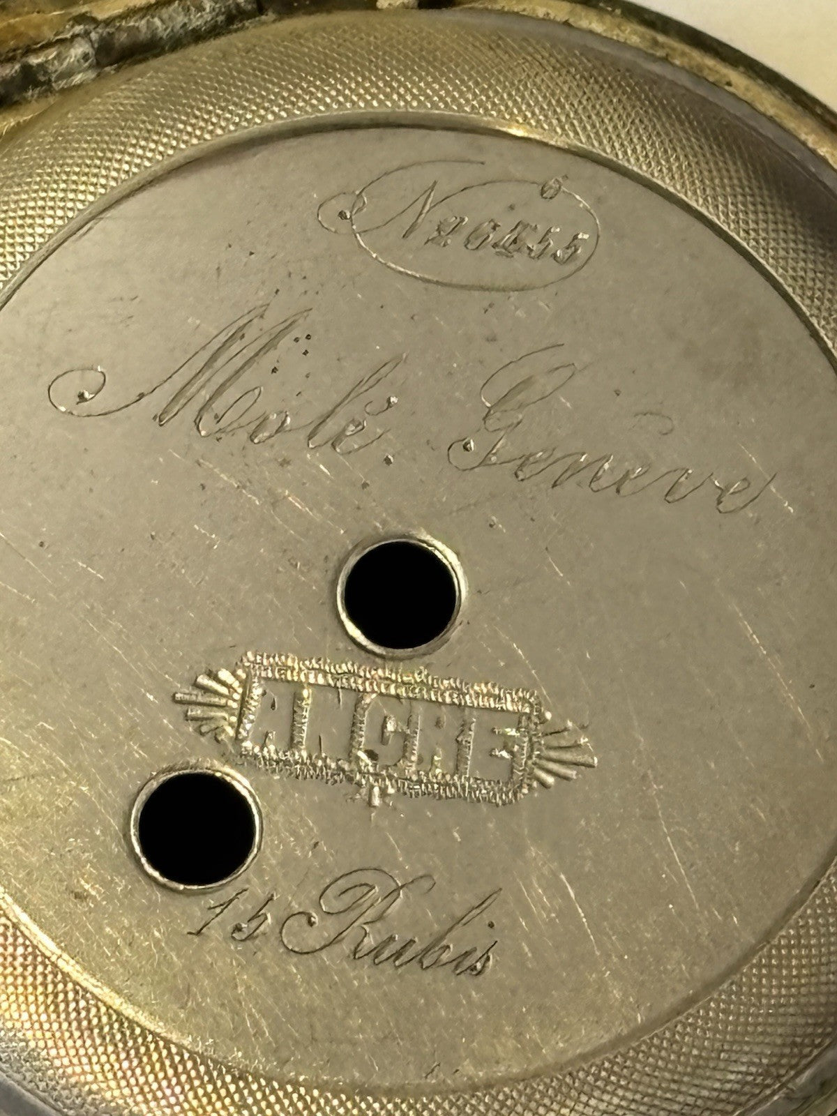Antique Silver Pocket Watch Case