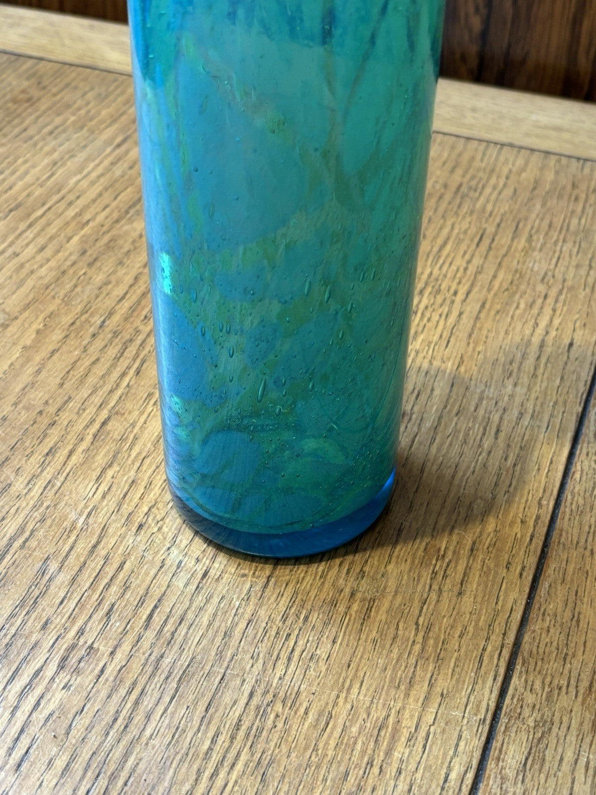 A very tall Maltese Mdina 'Ming' glass Bottle Vase By Michael Harris