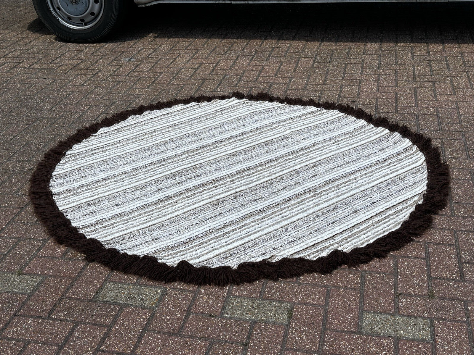 1970's Original Circular Rug