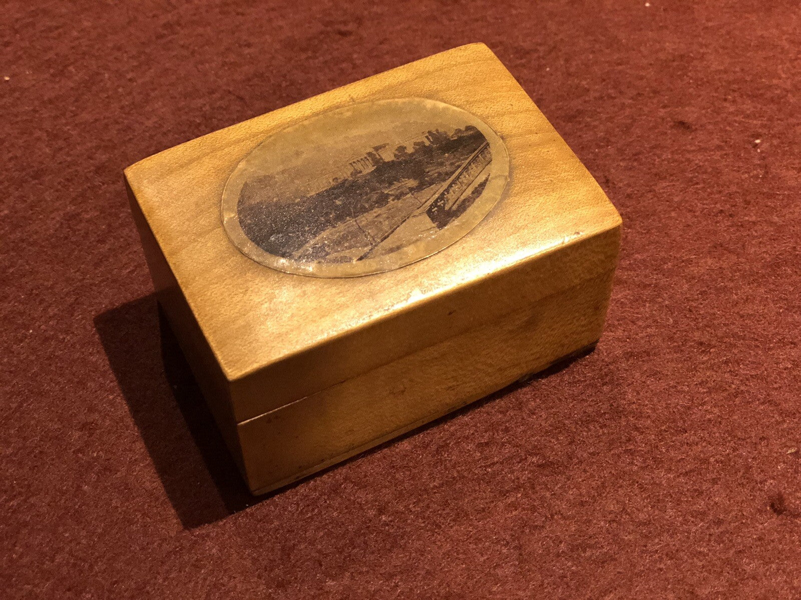 Antique Mauchline ware box.